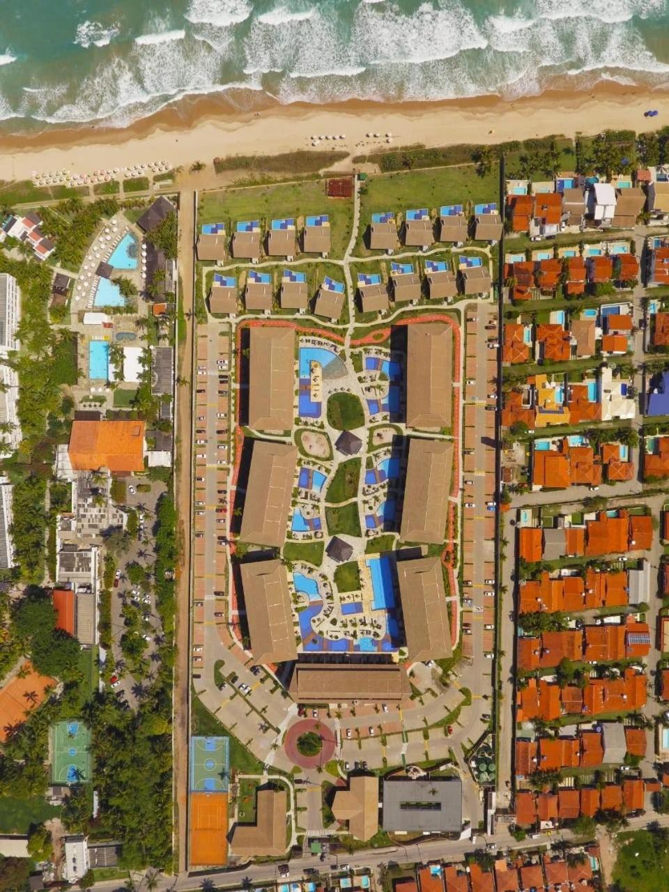 Luxuoso Flat 3 Quartos, Terreo, No Cupe Beach Living - Beira Mar De Pôrto das Galinhas מראה חיצוני תמונה