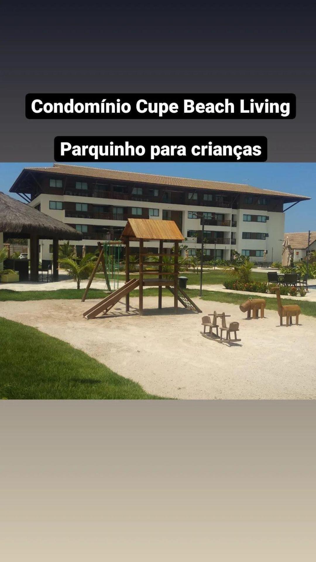 Luxuoso Flat 3 Quartos, Terreo, No Cupe Beach Living - Beira Mar De Pôrto das Galinhas מראה חיצוני תמונה