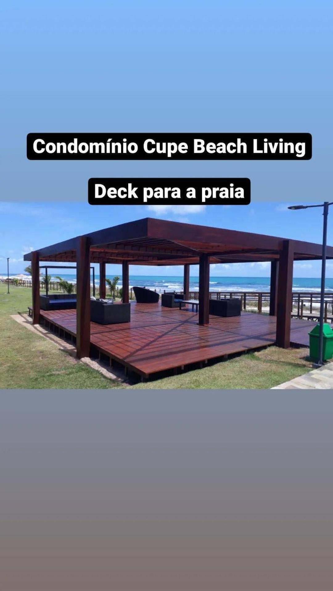 Luxuoso Flat 3 Quartos, Terreo, No Cupe Beach Living - Beira Mar De Pôrto das Galinhas מראה חיצוני תמונה