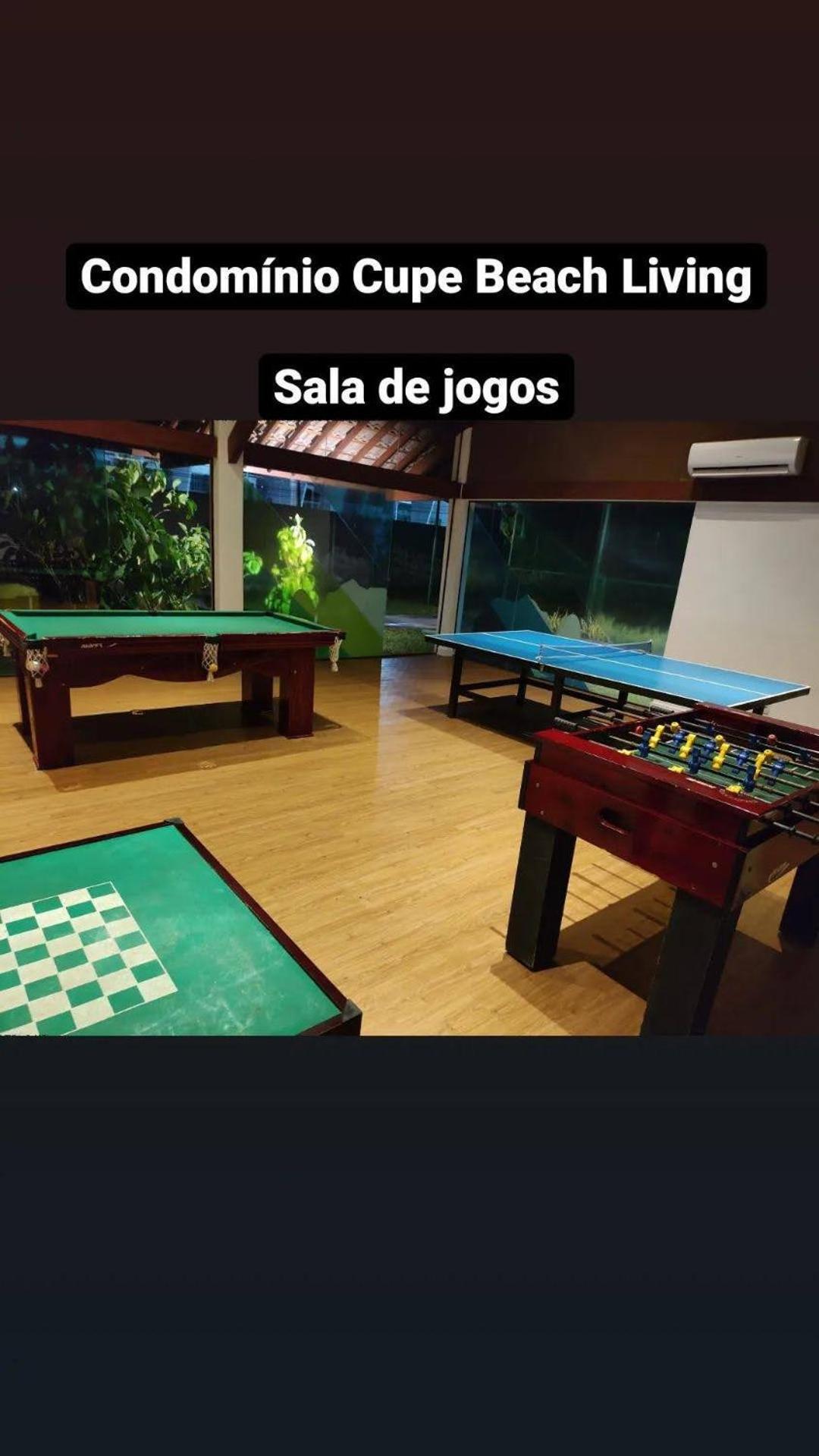Luxuoso Flat 3 Quartos, Terreo, No Cupe Beach Living - Beira Mar De Pôrto das Galinhas מראה חיצוני תמונה