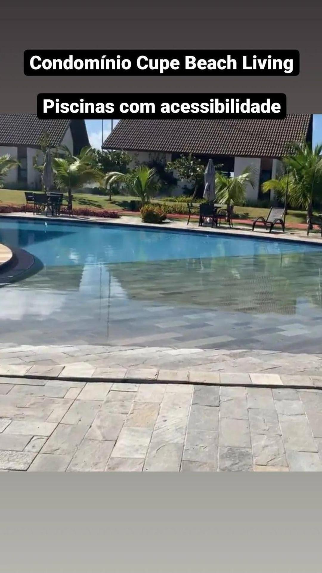 Luxuoso Flat 3 Quartos, Terreo, No Cupe Beach Living - Beira Mar De Pôrto das Galinhas מראה חיצוני תמונה